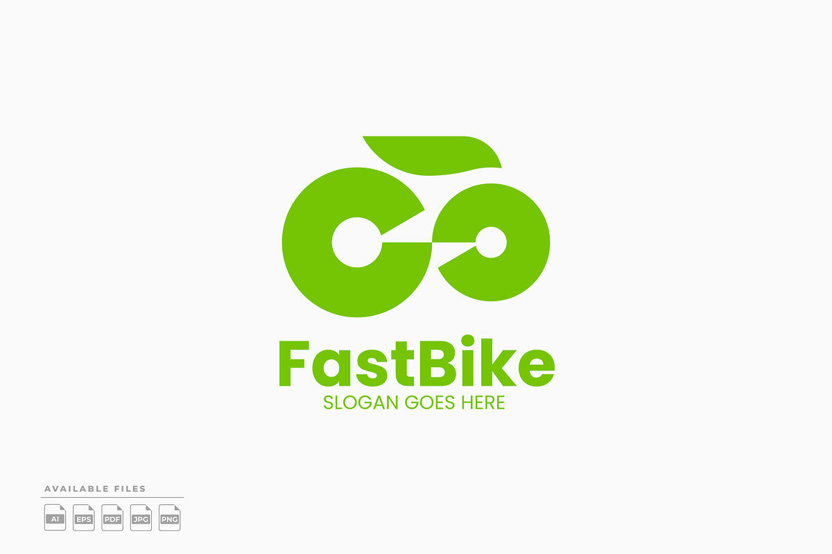 Fast Bike Logo, a Branding & Logo Template by Zeer Graphic