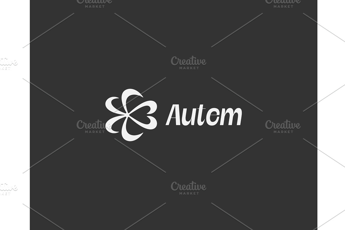 Abstract flower logo. Creative, an Illustration by Bureau