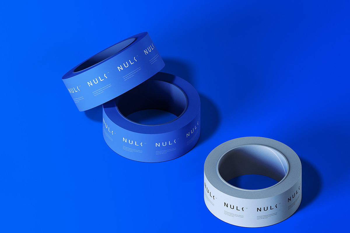 Masking Tape Mockup, a Packaging Mockup by Mocklux