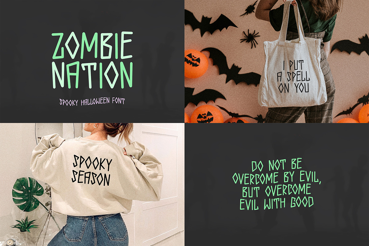 Halloween fonts bundle, a Handwritten Font by supfonts (Photo 3 of 12)