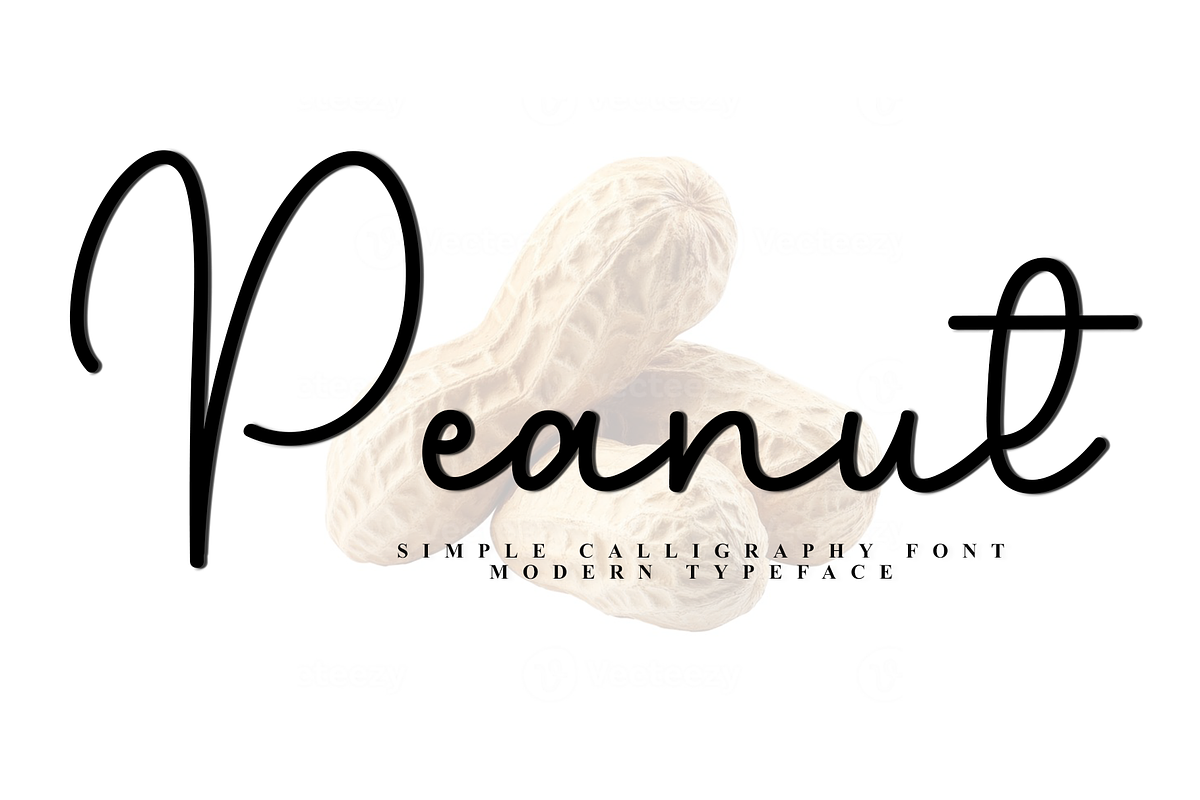 Peanut, a Handwritten Font by FreshTypeINK (Photo 1 of 8)