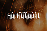 MONICCS BLACKLETER TYPEFACE, a Blackletter Font by yaqublekker (Thumbnail 6 of 7)