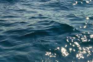 Water surface with waves and sunny r, an Abstract Photo by Photo by YuraYaryna