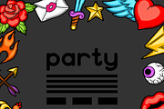 Invitations with tattoo symbols., a Card Template by incomible (Thumbnail 3 of 3)
