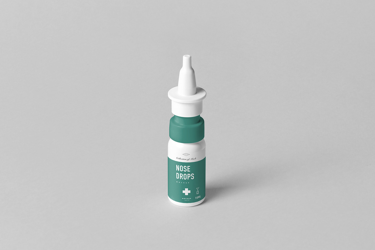 Nose Drops Mock-up, a Cups & Container Mockup by Yogurt86 (Photo 5 of 11)