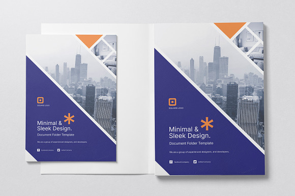 Minimal Presentation Folder Template preview 5