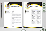 Clean Resume Design | CV Template, a Resume Template by Attractive Resume (Thumbnail 3 of 3)