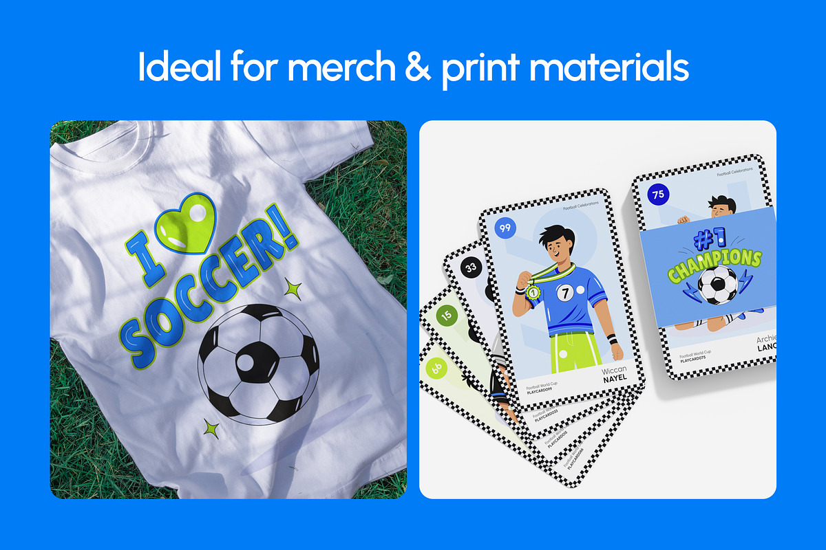 Bundle of Football World Cup, a Sport Illustration by Creative Stall (Photo 5 of 11)