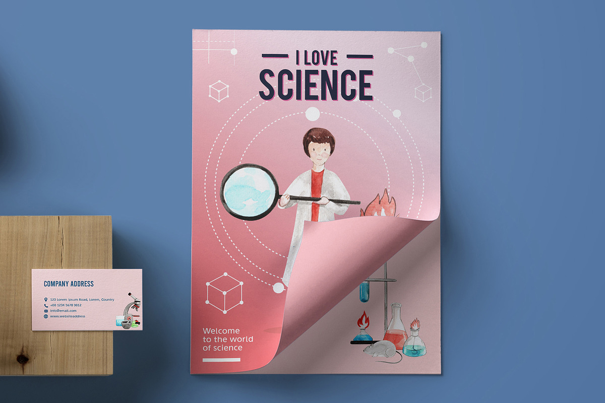 Science and scientific equipments, a Decorative Illustration by CreativeValuation (Photo 11 of 14)