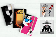 Chic & modern. Fashion & travel set, a Decorative Illustration by Dasha_D (Thumbnail 3 of 7)