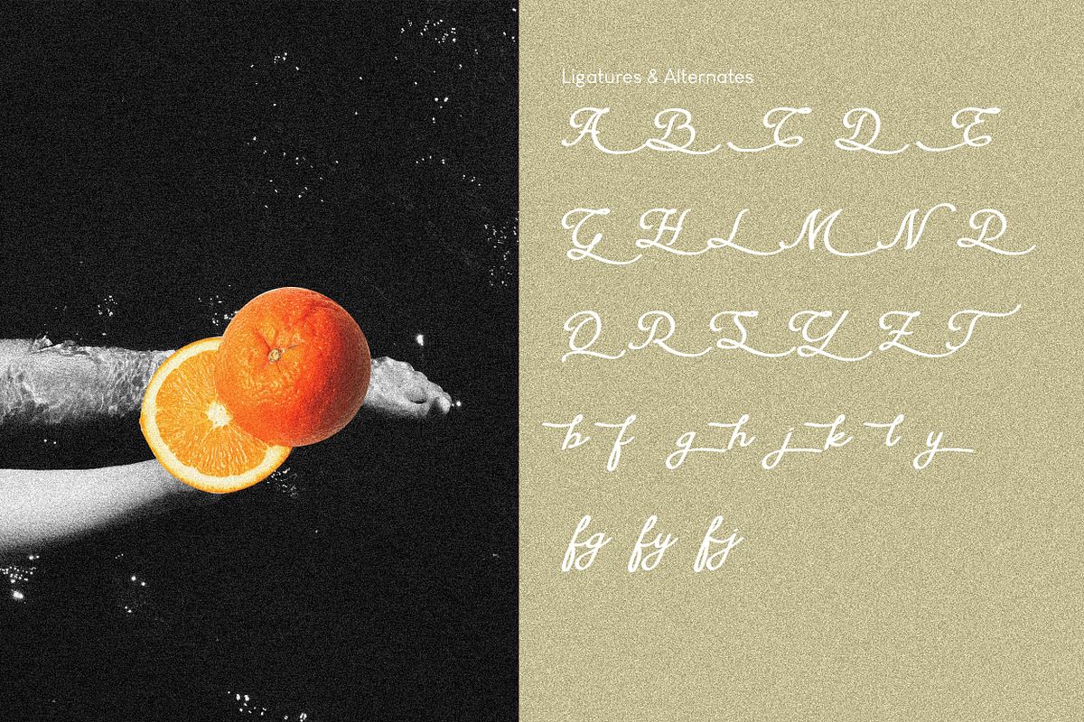 La Garpia Aesthetic Script Font, a Script Font by Hishand Studio (Photo 2 of 8)