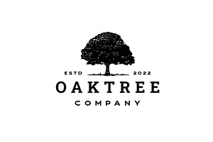 Vintage Oak, Banyan, Maple Tree Logo, a Branding & Logo Template by Weasley99Store
