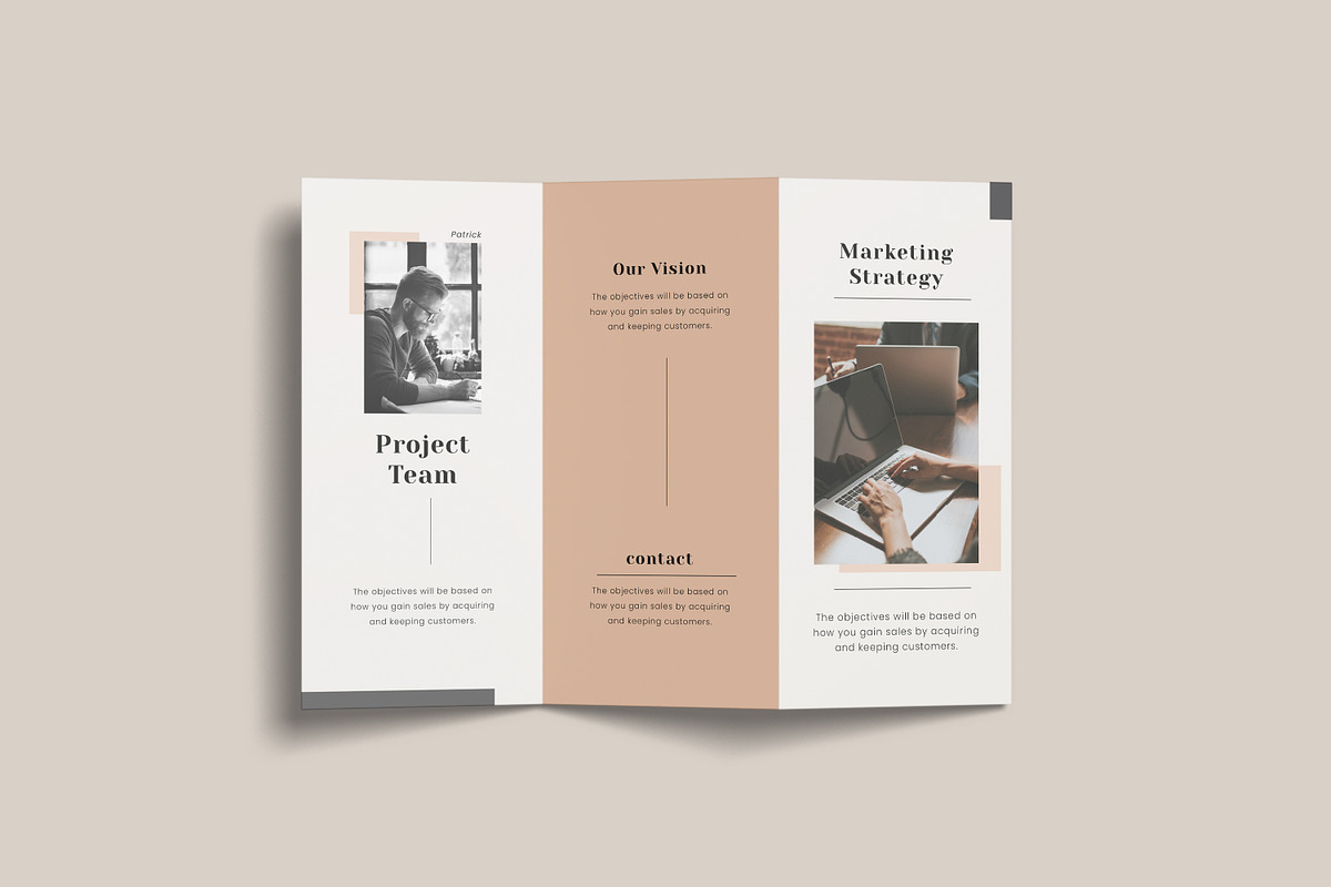 A4 Trifold Brochure Mockup Bundles, a Brochure Template by Graphic Aesthetic (Photo 4 of 20)