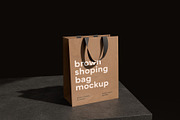 Shopping Bag Mockups, a Packaging Mockup by Graphicsfuel (Thumbnail 2 of 21)