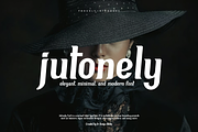 Jutonely - Modern Font, a Serif Font by QR Design Studio (Thumbnail 1 of 7)