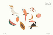 Abstract Jungle Shapes&Compositions, a Texture Illustration by All This Concept (Thumbnail 13 of 16)