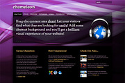 Hot Chameleon, a WordPress Template by hot-themes (Thumbnail 1 of 5)
