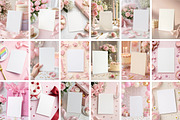 Girl Birthday Card Mockup, a Background Photo by Selenique Studio (Thumbnail 6 of 9)