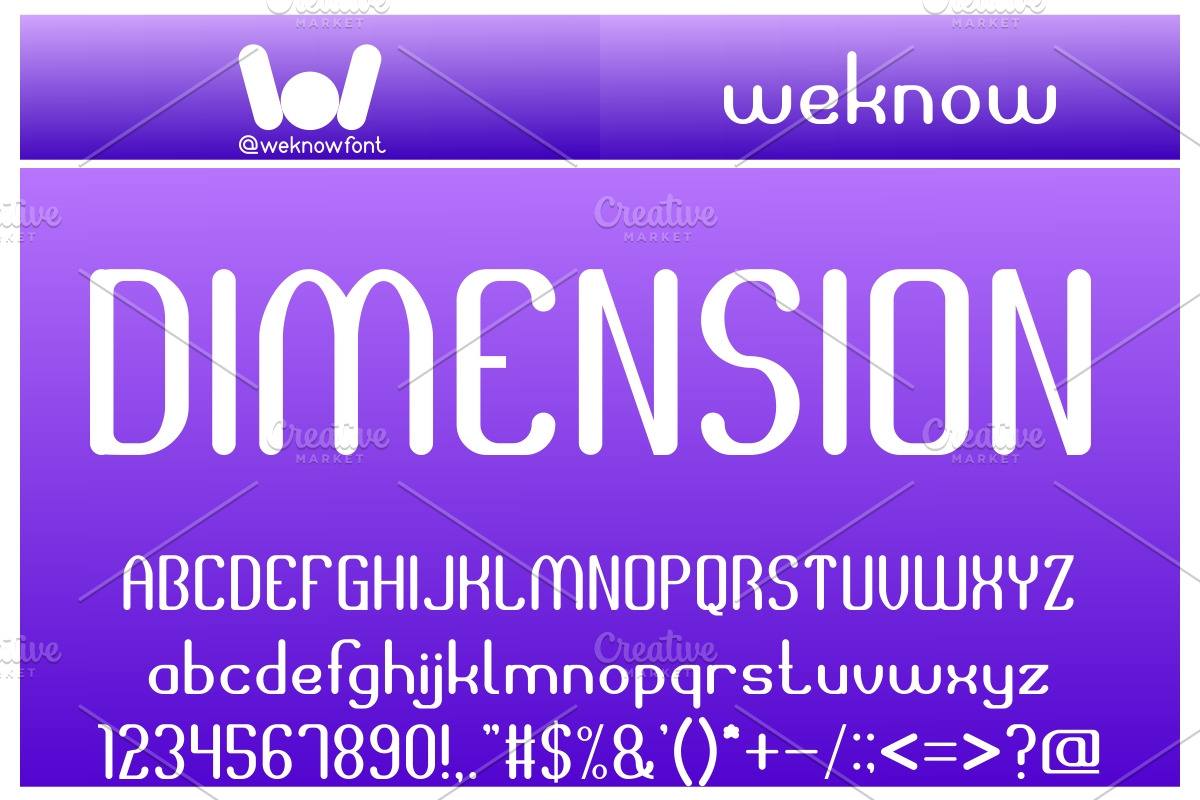 space of time font, a Font by weknow (Photo 5 of 5)
