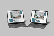Tablet Pro With Keyboard Mockup, an iPad Mockup by lamorastudio (Thumbnail 8 of 11)