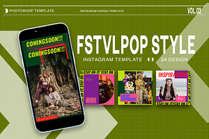 Fstvlpop Style Instagram | PSD