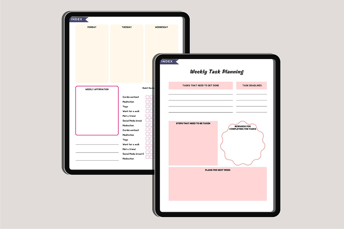 Digital 2025 CBT Anxiety Workbook, a Stationery Template by Designmela01 (Photo 10 of 11)