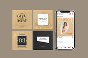 50 Instagram Templates - PS & Canva, a Social Media Template by Imagination Area (Thumbnail 5 of 5)