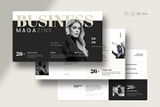 Business Magazine Canva Template, a Presentation Template by TemplateFolio-Shop (Thumbnail 1 of 13)