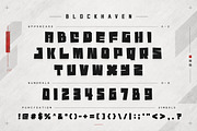 Blockhaven – Bold Display Font, a Sans Serif Font by Graphr (Thumbnail 5 of 5)