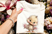 Whimsical Spring Animals Clipart, an Animal Illustration by DreamCafeArt (Thumbnail 7 of 7)