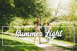 80 Summer Light Lightroom Presets