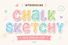 Chalk Sketchy – Cute Hand Drawn