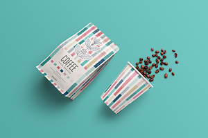 Blend Coffeehouse Branding Mockup