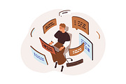 CMS, software architecture concept, a Work Illustration by Good Studio (Thumbnail 5 of 7)