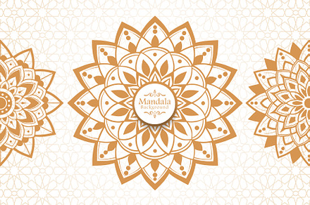 Premium Golden Mandala Pattern