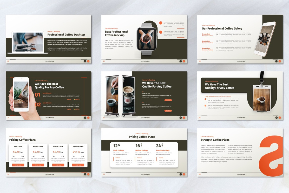 Fahood - Coffee Shop Googleslide, a Presentation Template by Dhabee (Photo 7 of 7)