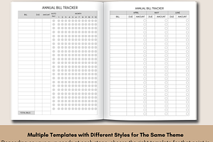 Printable Bill Payment Tracker