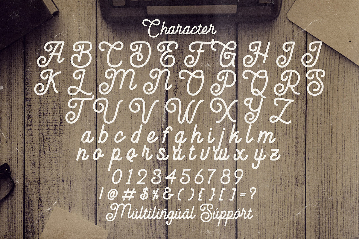 Anelka Fambuya - Monoline Retro Font, a Script Font by StringLabs (Photo 13 of 14)