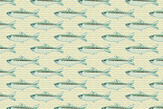 Fish Seamless Pattern Hearing paper, an Illustration by TanchaArt (Thumbnail 3 of 3)