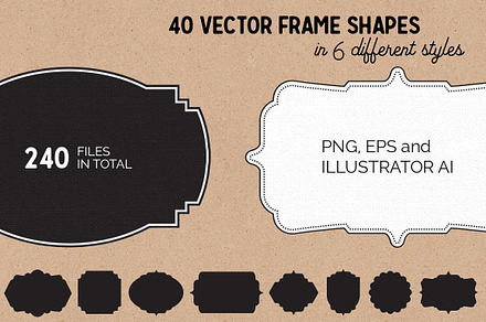 40 Frame Shapes (Volume 1)