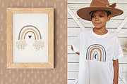 BOHO Rainbow clipart and patterns, an Object Illustration by polikarpovaart (Thumbnail 9 of 11)