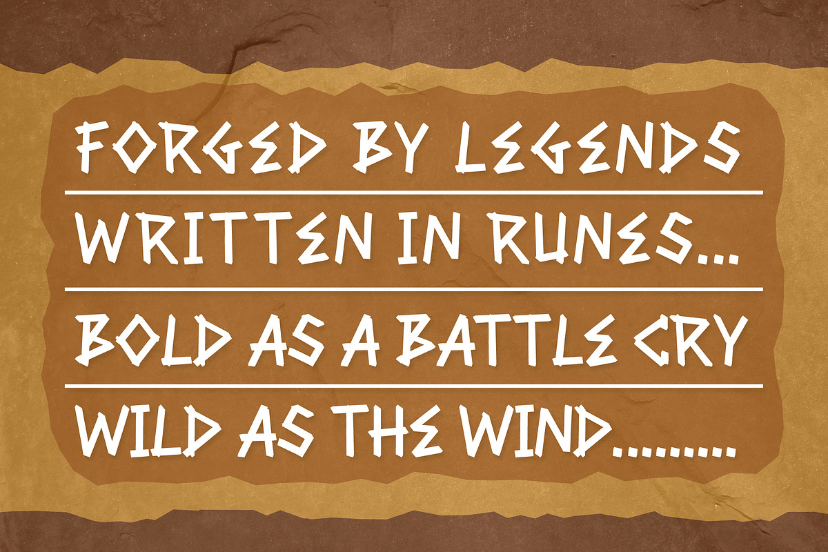Ragnarun - Display Font, a Font by Mily Studio (Photo 2 of 10)