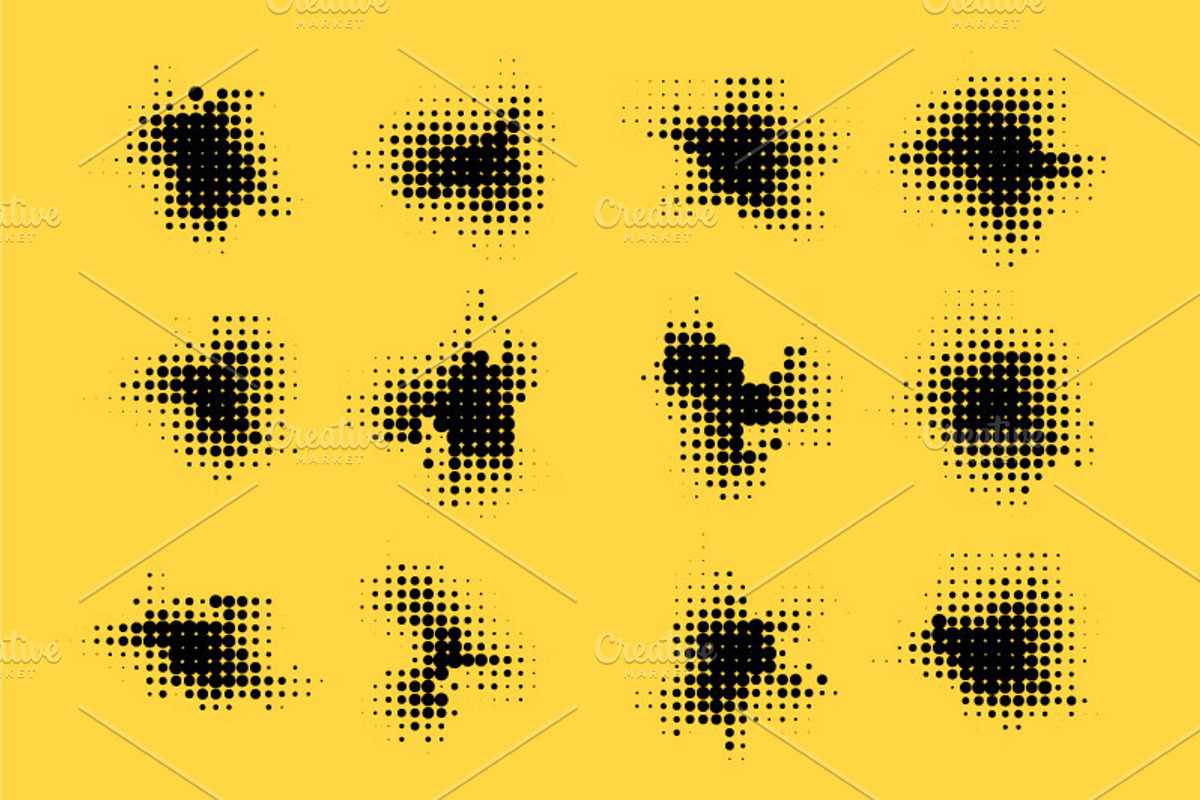 Set spots halftone, a Texture Graphic by Ruliz (Photo 3 of 3)