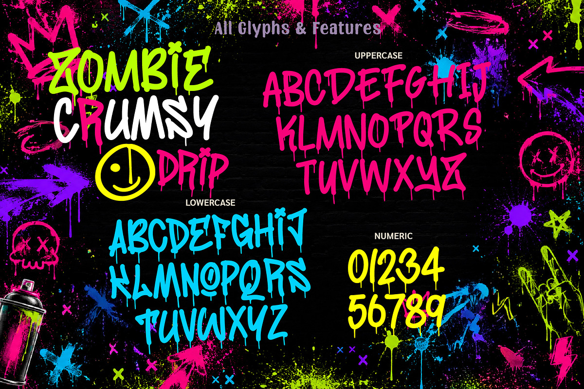 Zombie Crumsy, a Handwritten Font by BBtypeStudios (Photo 11 of 12)