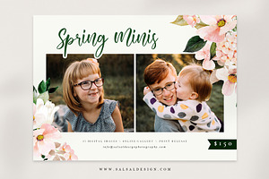 Spring Mini Session Template Mini084