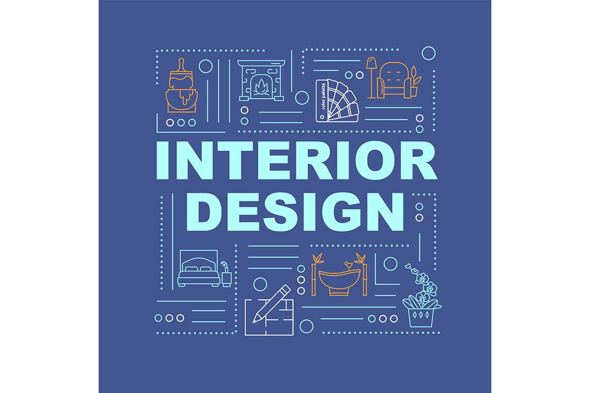 Interior design word concepts banner, a Templates & Theme by IMG Visuals