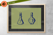 8 Potion Halloween Stamp Brushes, a Brush Add-On by vectstudio (Thumbnail 7 of 9)