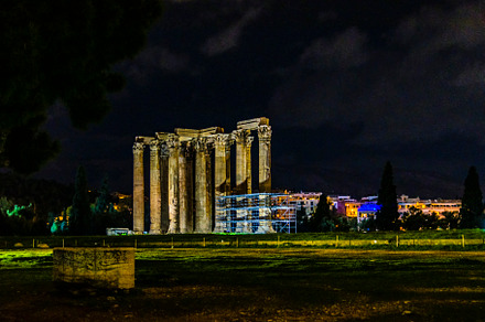 Olympic Zeus Temple, Athens Greece, an Architecture Photo by DanFLCreativo