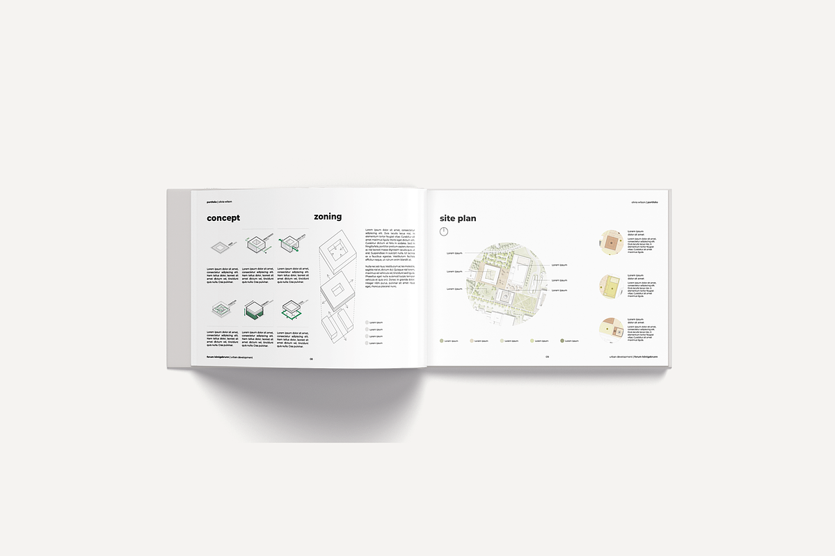 Professional Portfolio Template, a Brochure Template by yesitisprintable (Photo 5 of 10)