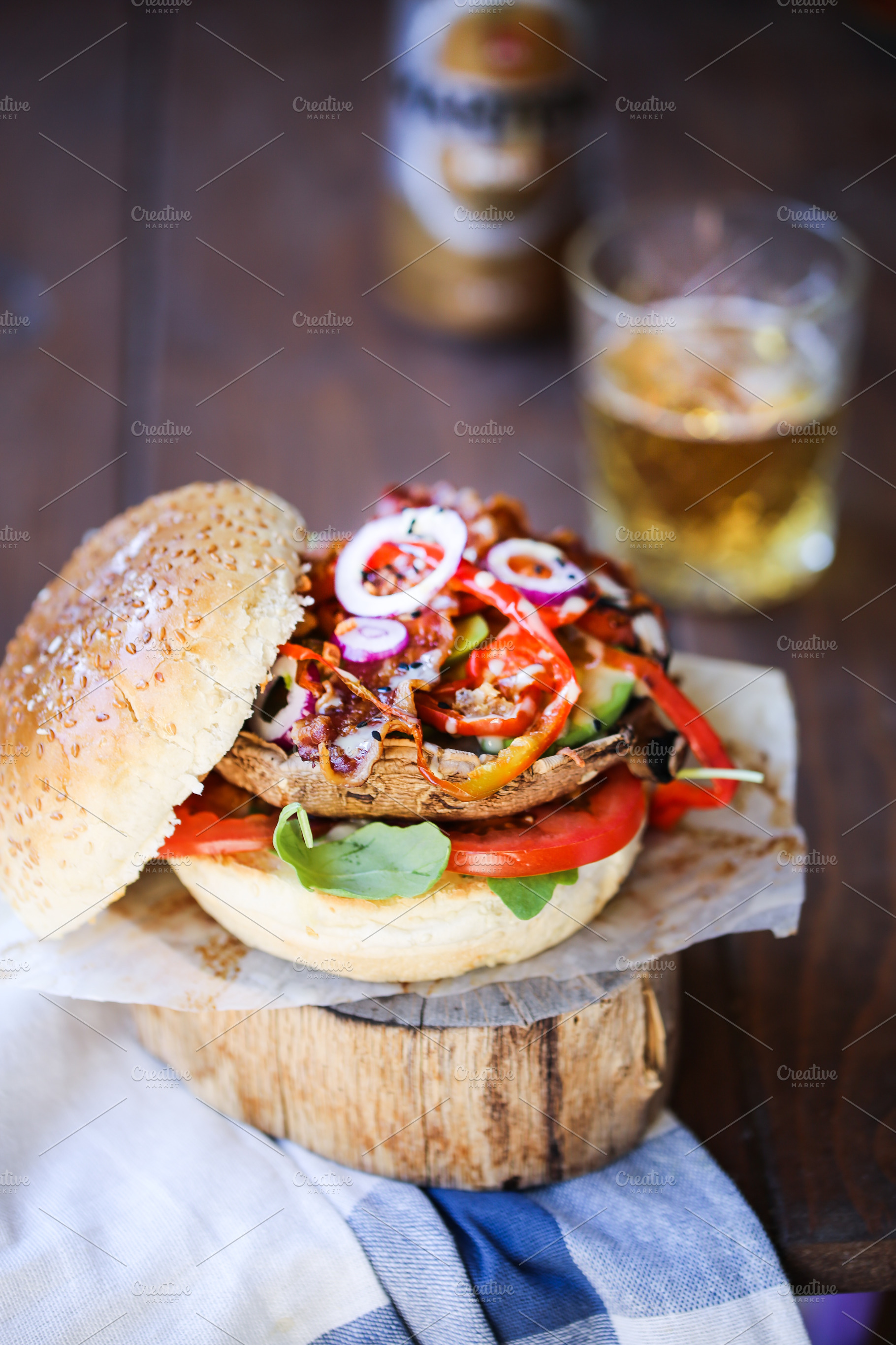 Burger homemade, a Food & Drink Photo by The Little Wild Apple